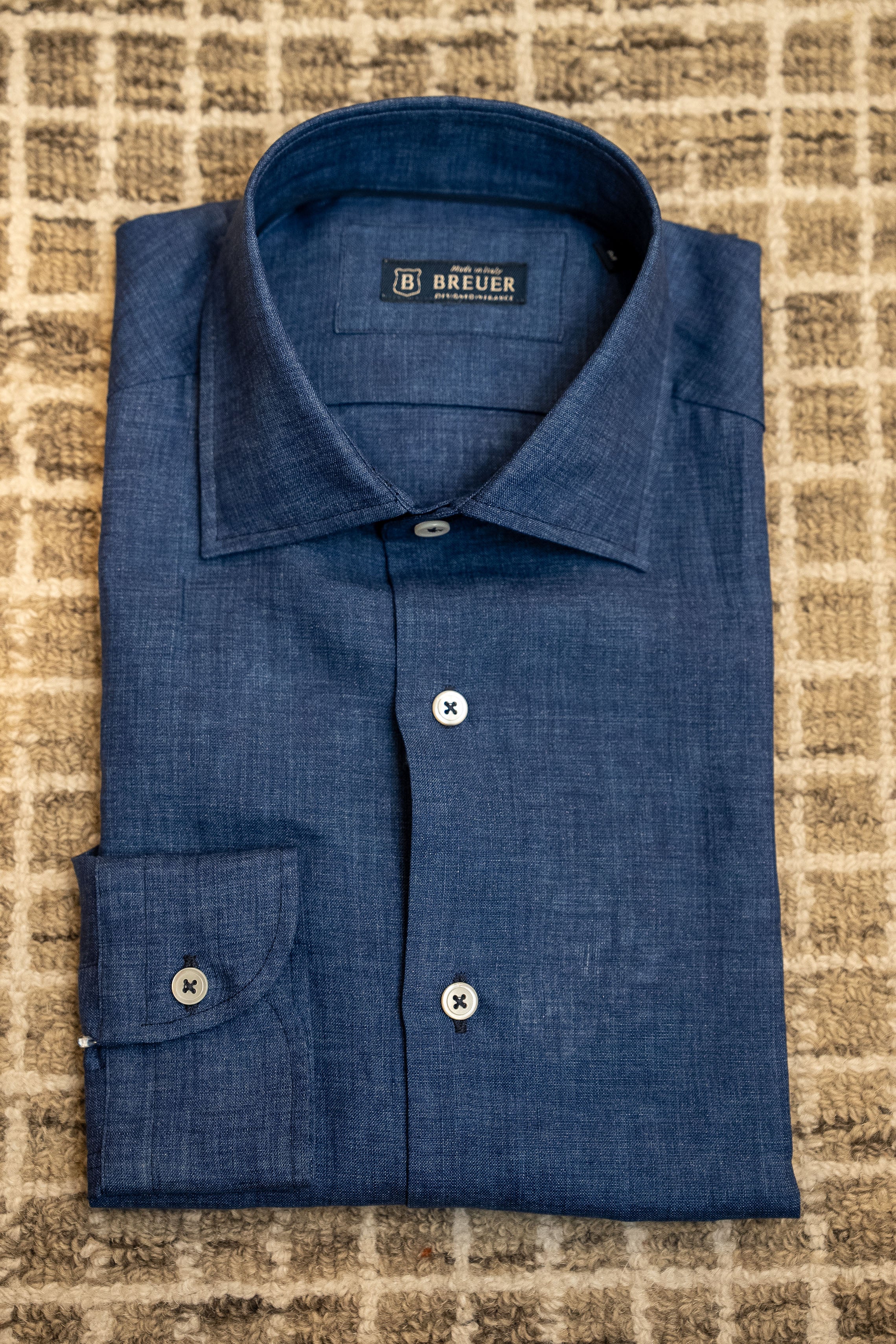 Solid Linen Sport Shirt