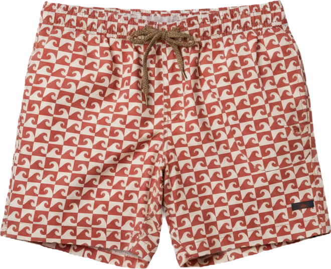 Clay Wave Block 6" Swim Trunks