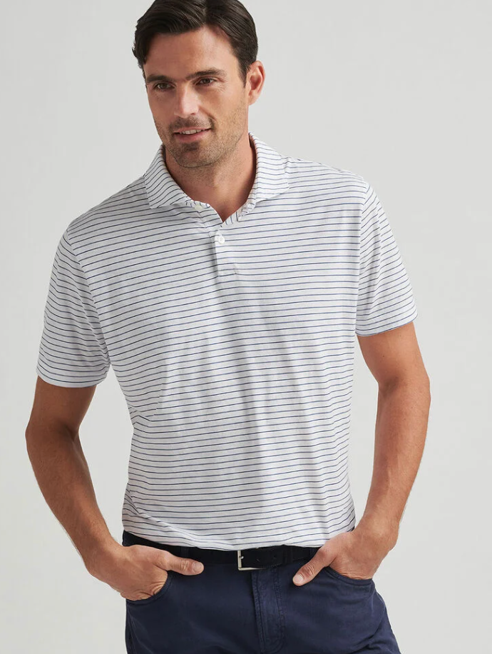 Journeyman Stripe Short-Sleeve Polo