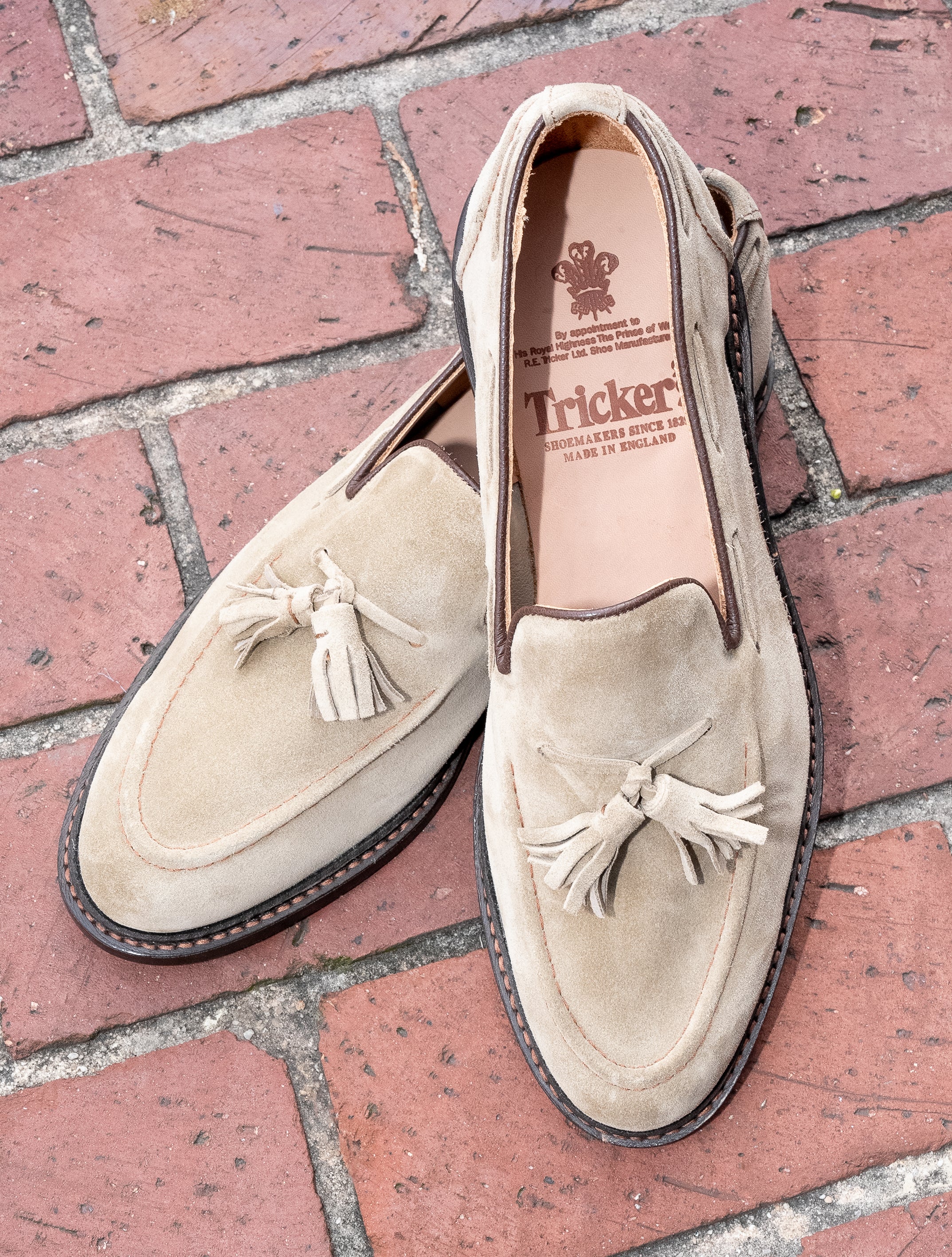 Elton Tassel Loafer in Sand