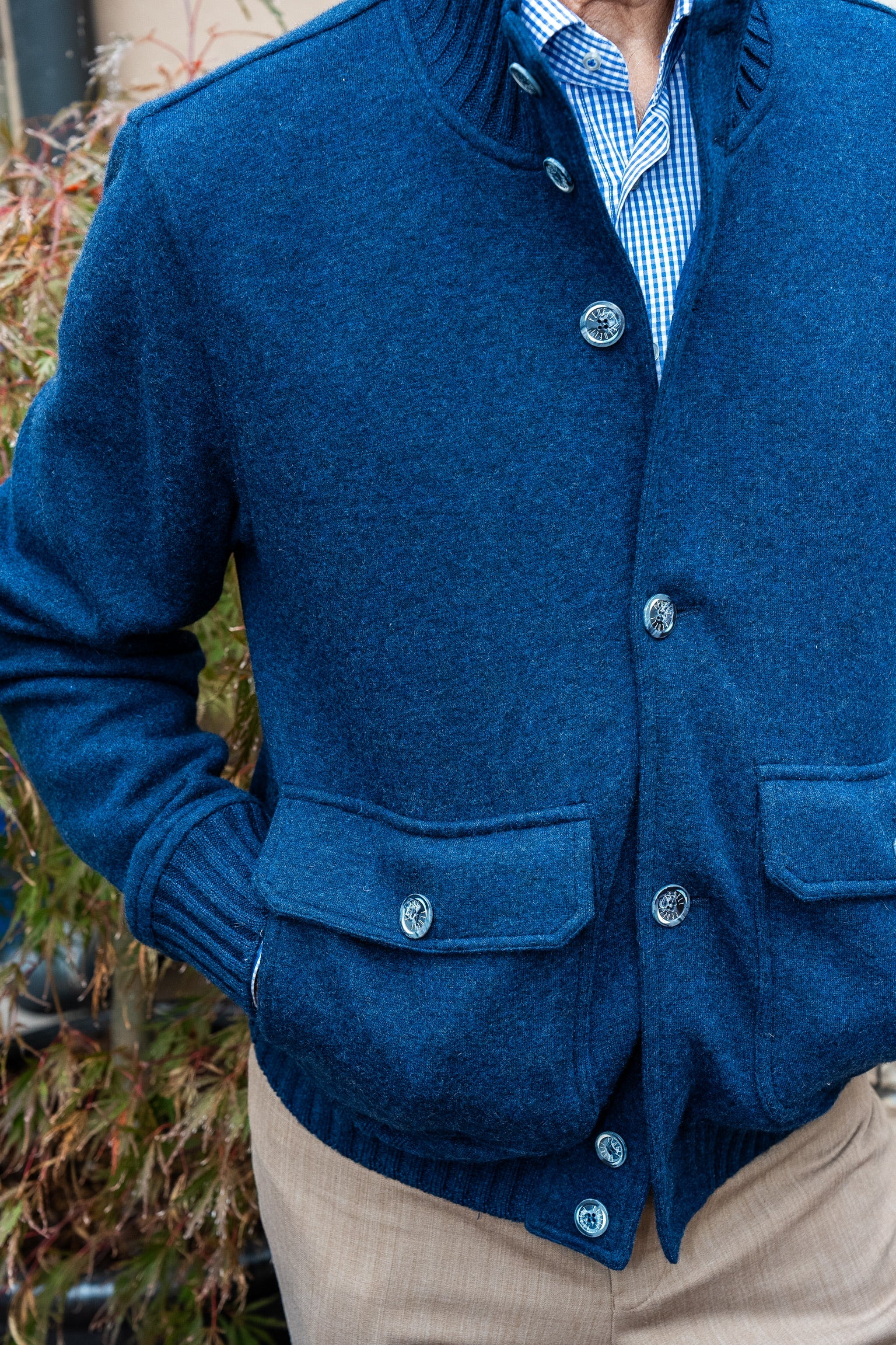 Fedeli Cashmere Bomber Jacket