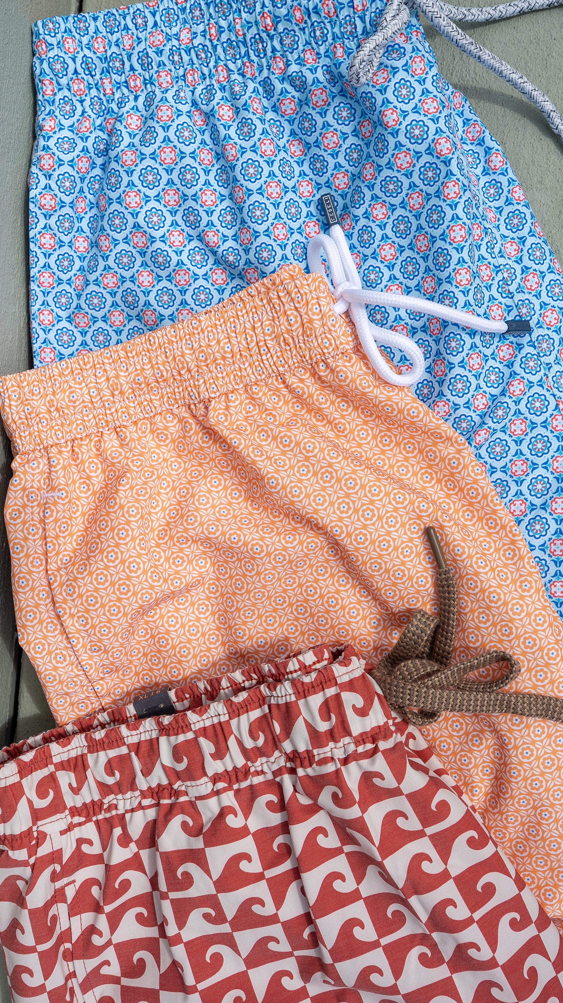 Geometric Swim Trunks