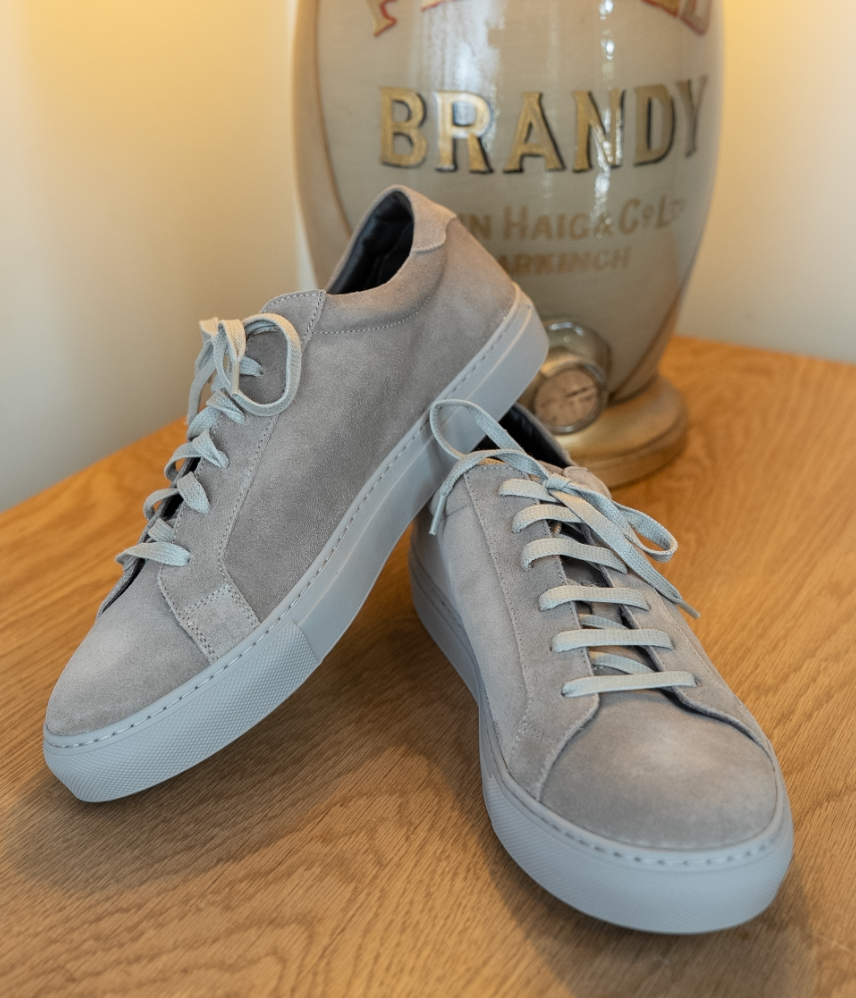 Fleetwood Taupe Suede Tonal Sneaker