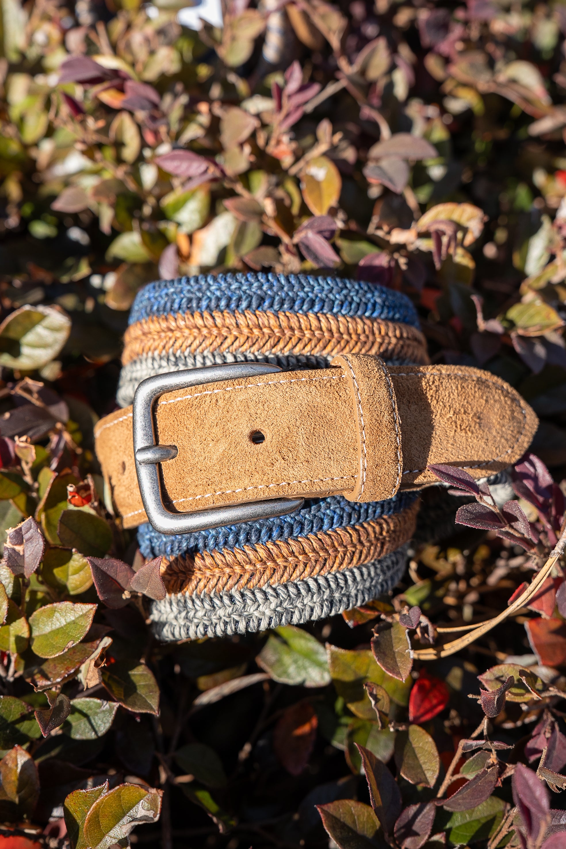 Colorblock Stripe Belt