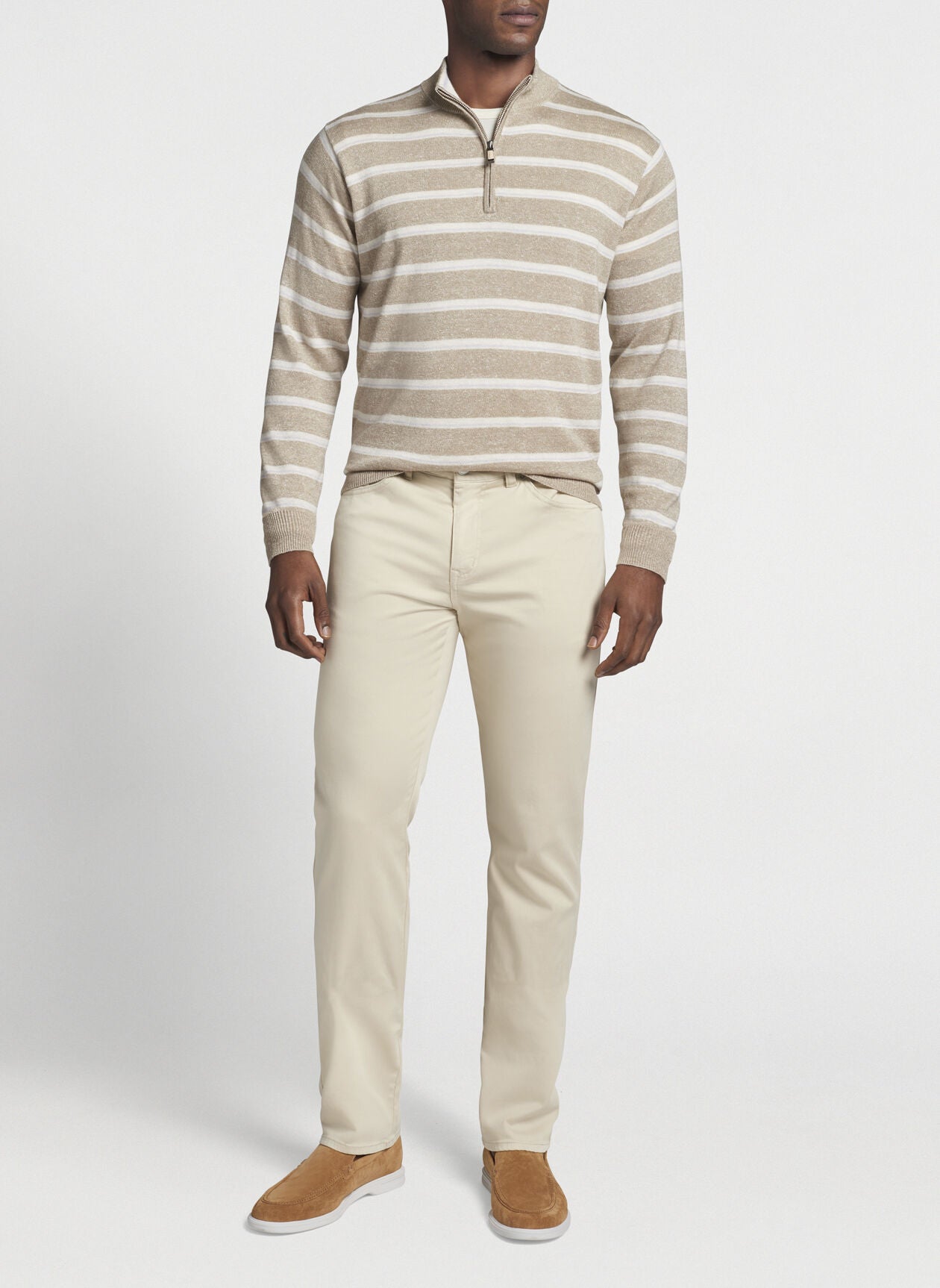 Long Bay Multi-Stripe Quarter-Zip