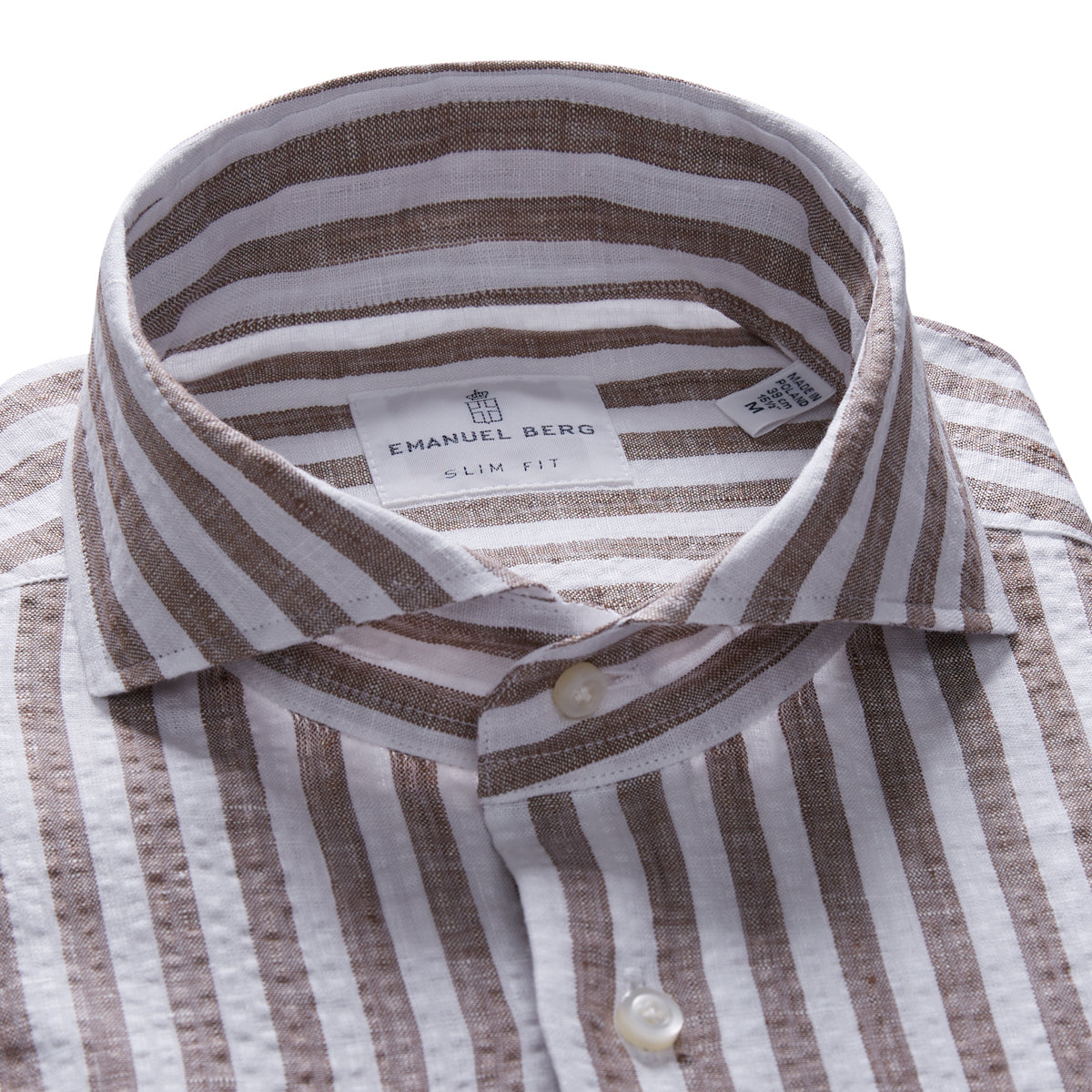 Linen Striped Sport Shirt