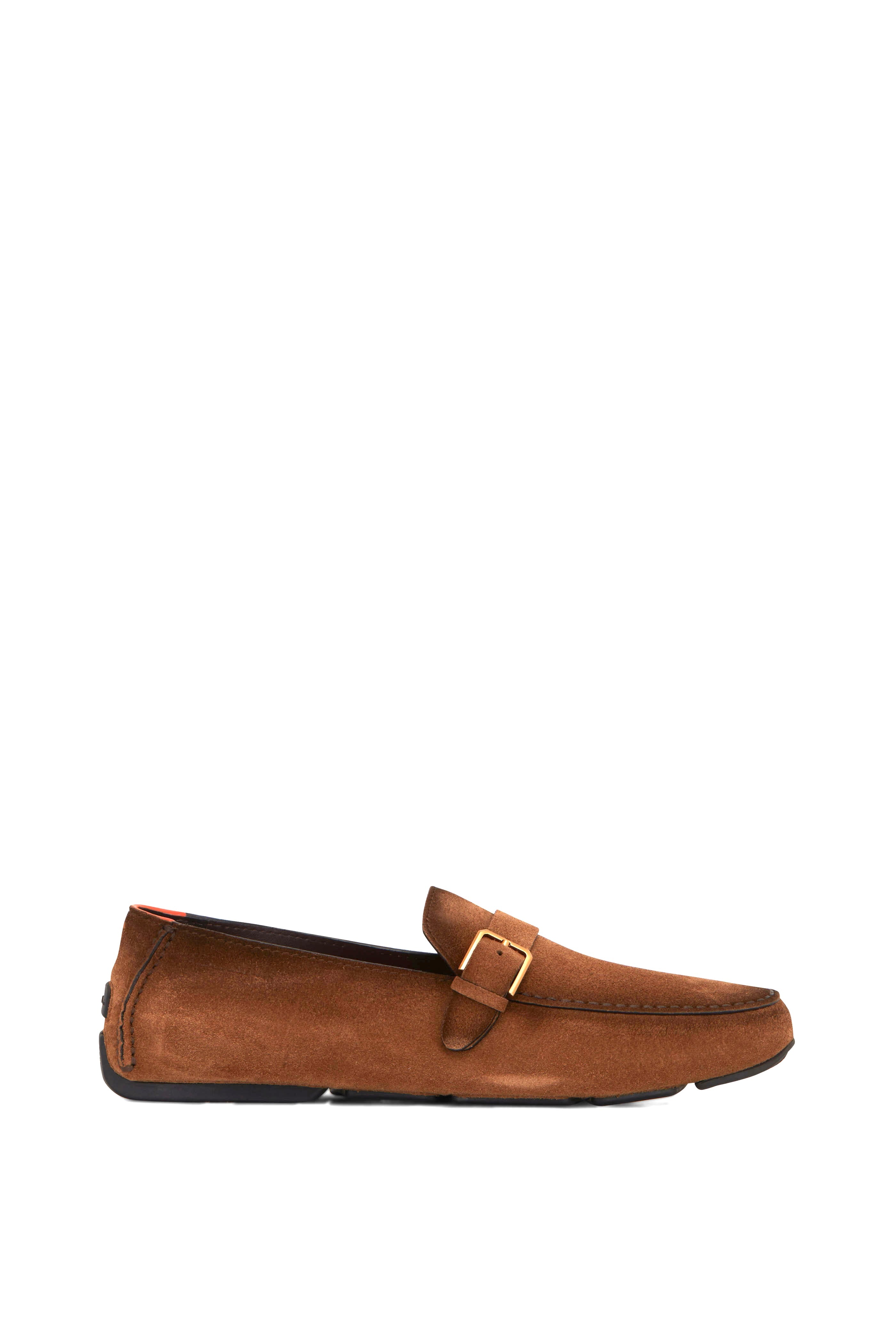 Hammel Brown Suede Buckle Driver