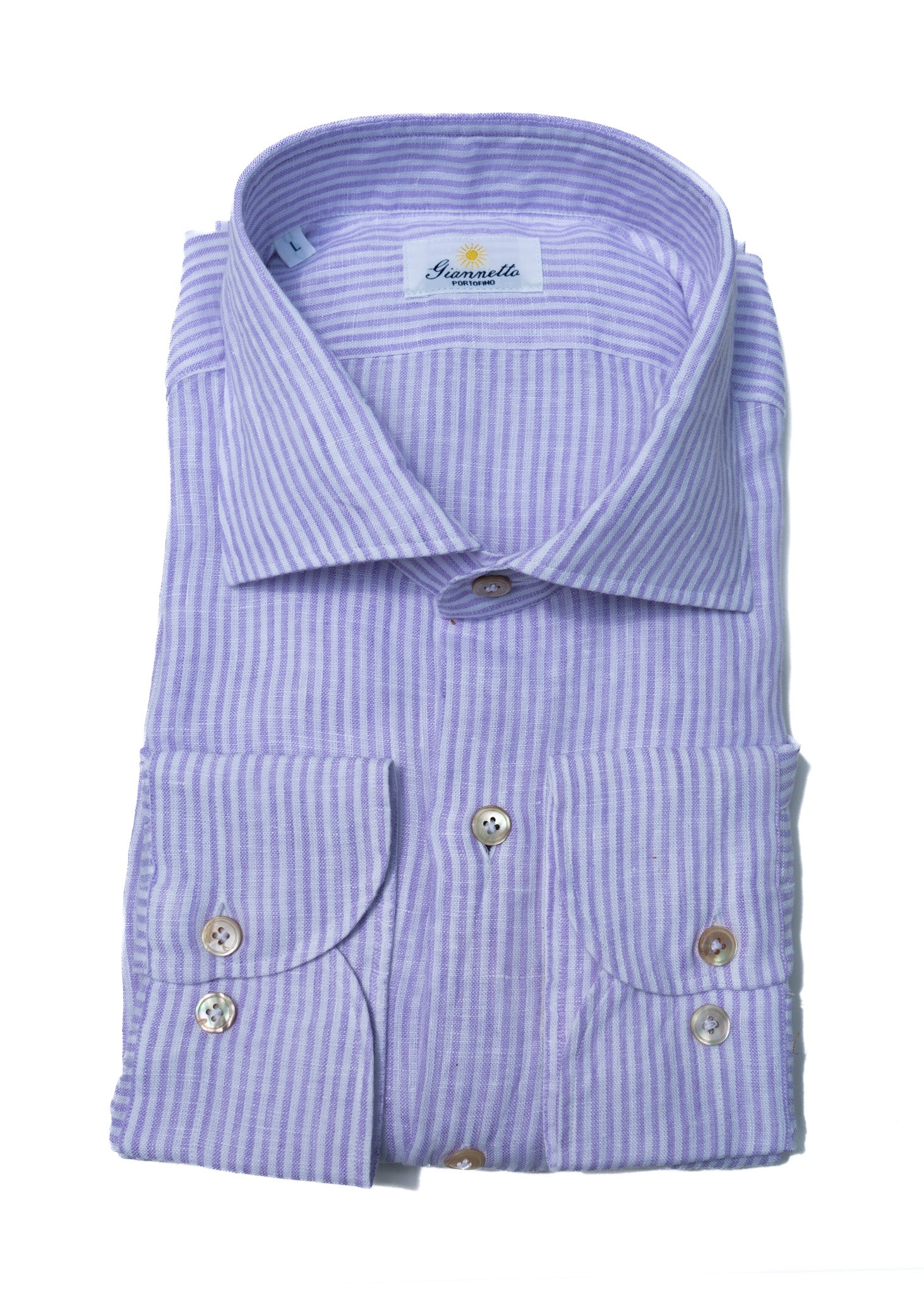 Linen Striped Sport Shirt
