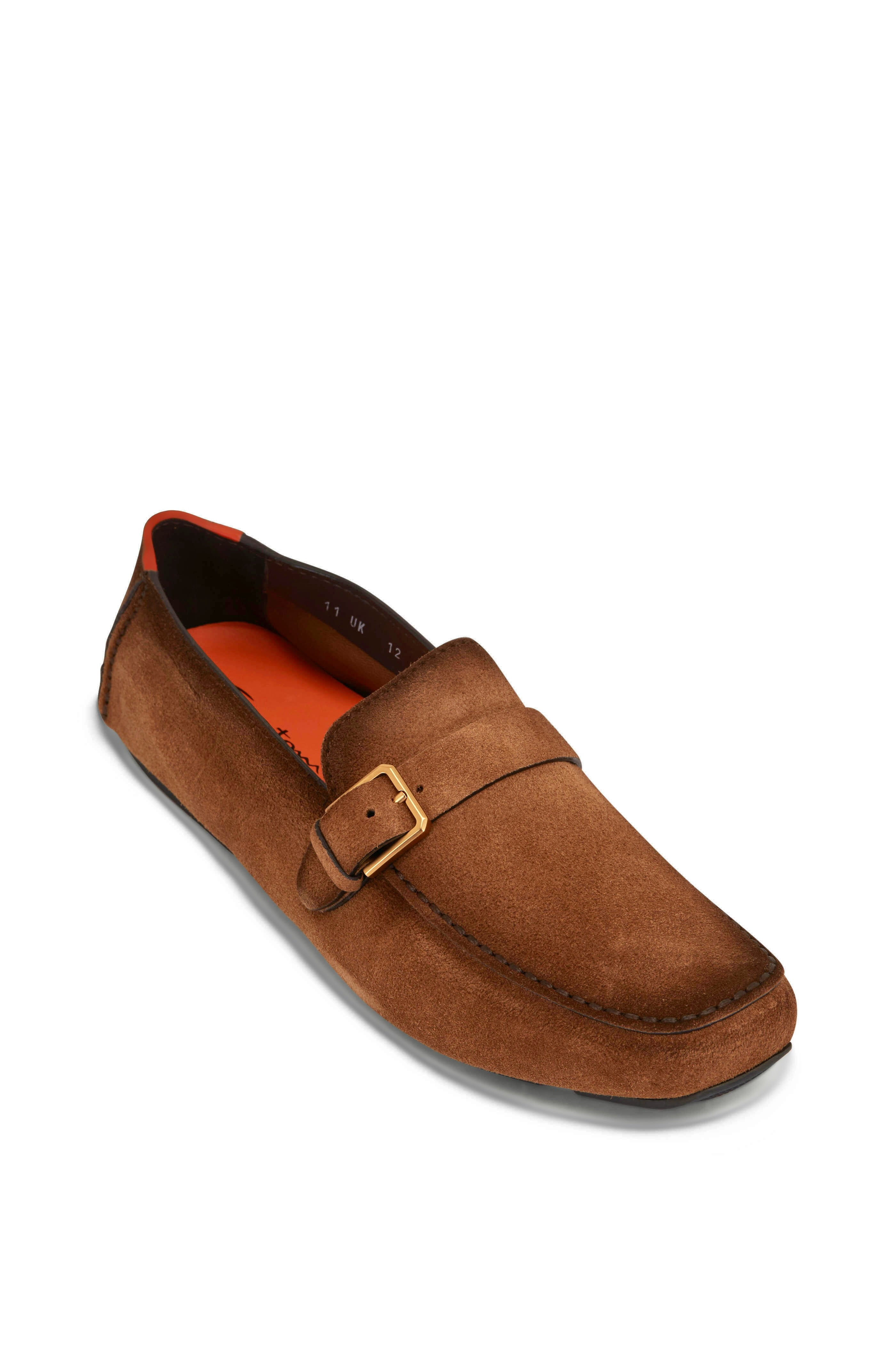 Hammel Brown Suede Buckle Driver