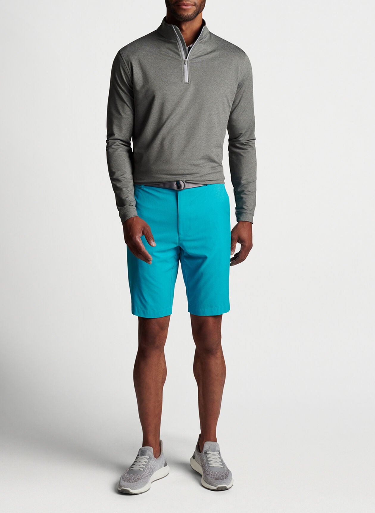 Perth Mélange Performance Quarter-Zip