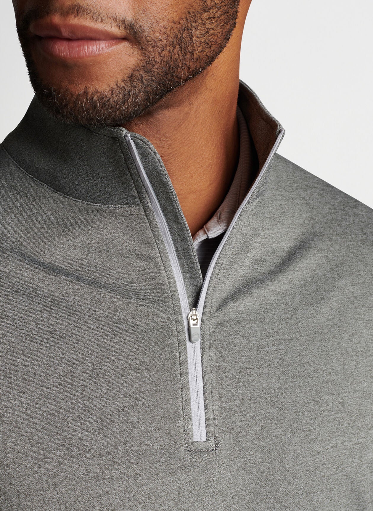 Perth Mélange Performance Quarter-Zip