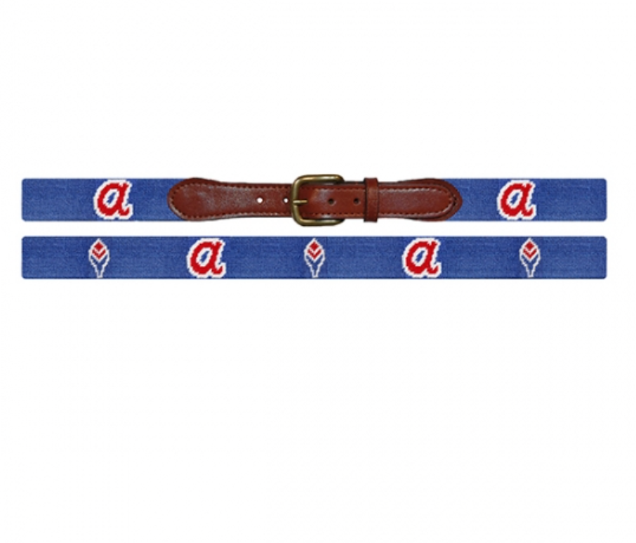 Atlanta Braves Cooperstown Needlepoint Belt