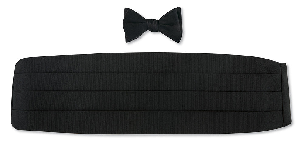 Faille Cummerbund Set