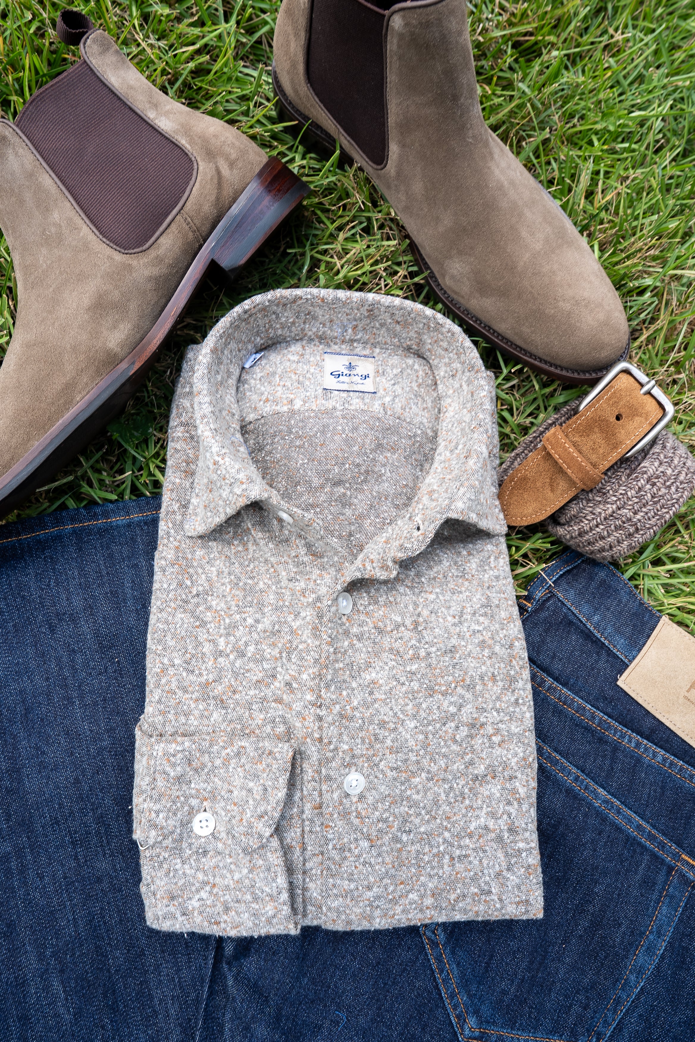 Woven Neutral Sport Shirt