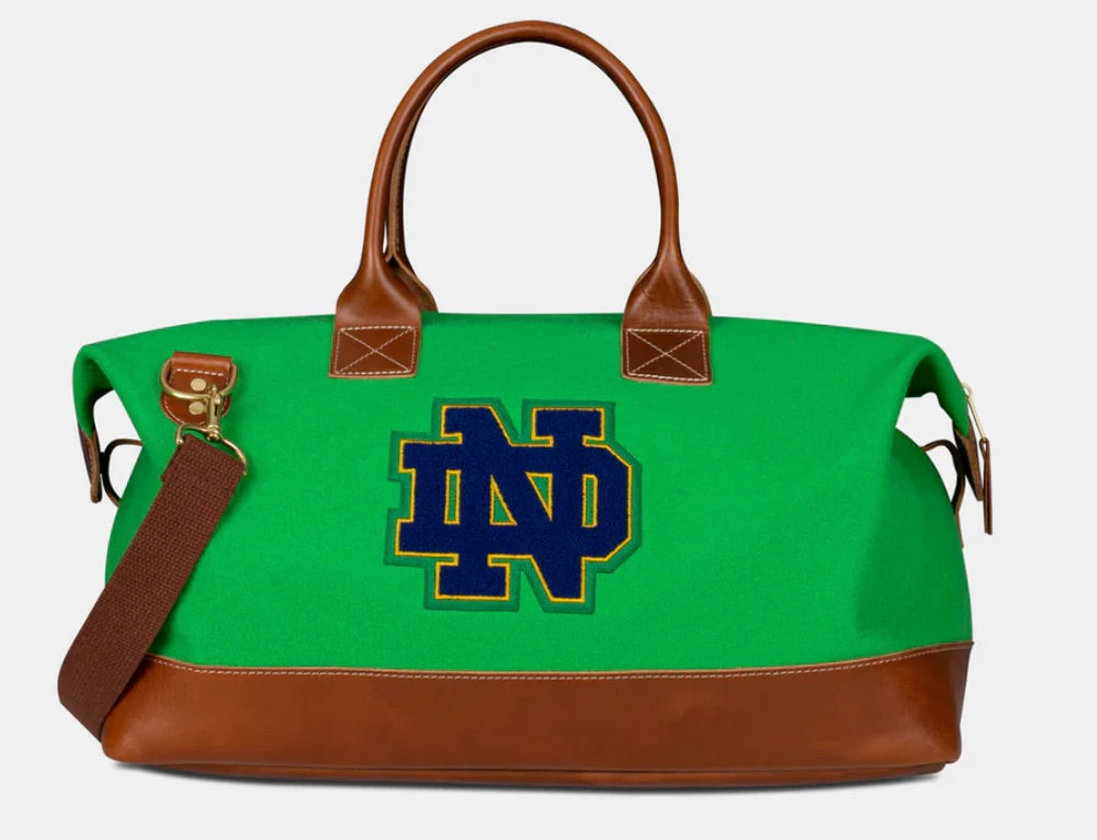 Notre Dame "ND" Weekender Duffle Bag in Gree