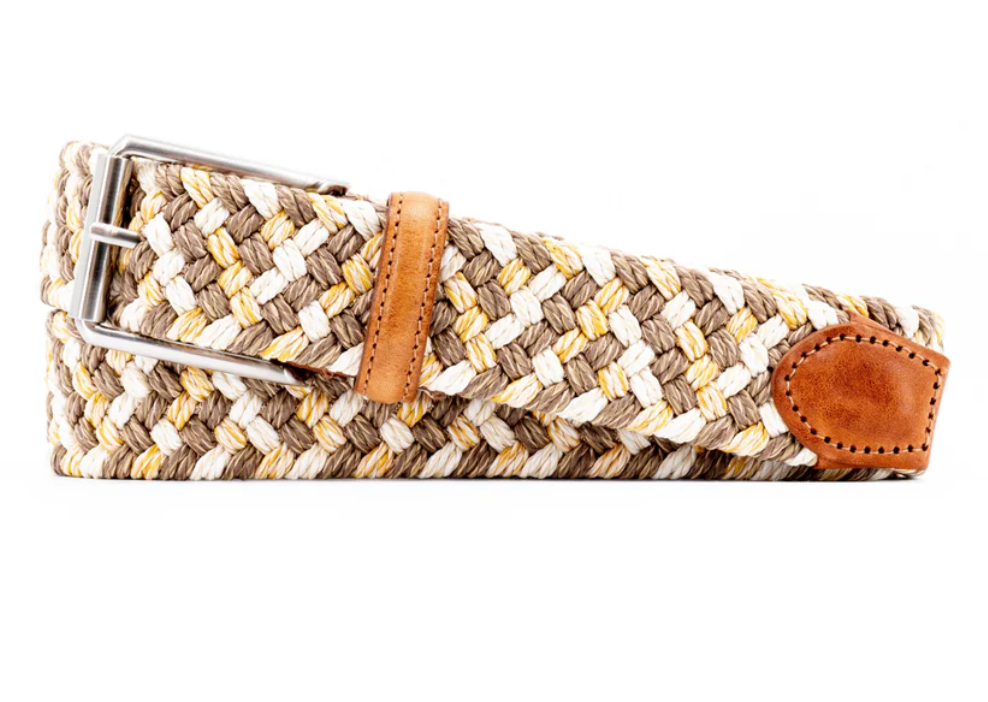 Sand Khaki Braid Belt