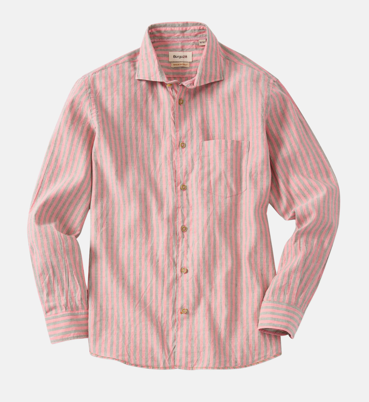 Linen Striped Sport Shirt