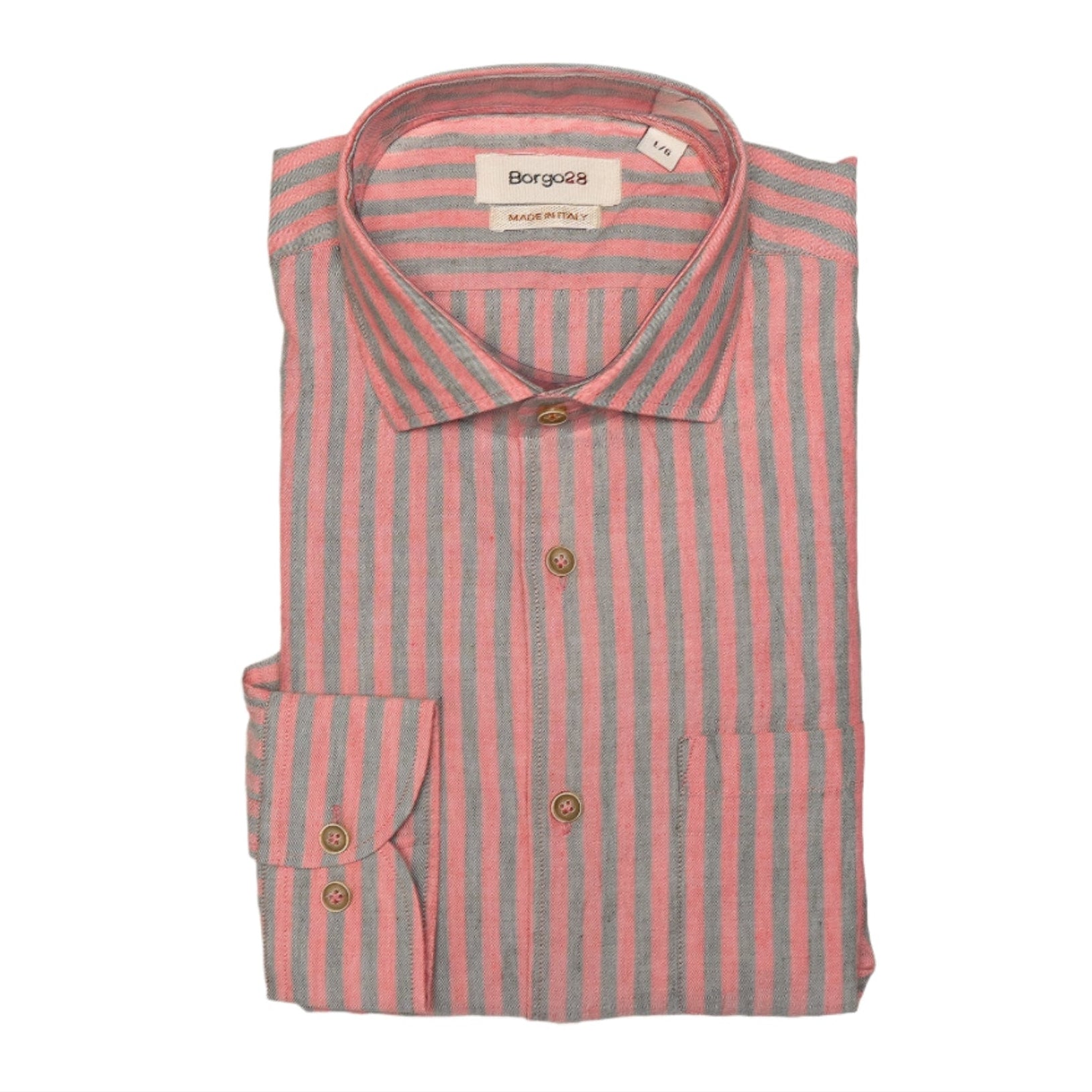 Linen Striped Sport Shirt