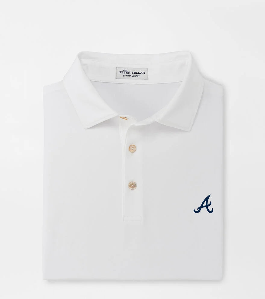 Atlanta Braves Solid Performance Jersey Polo