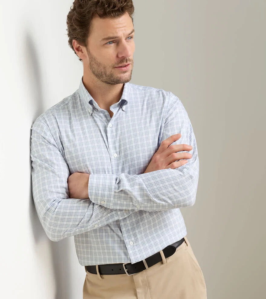 Douglas Crown Lite Cotton-Stretch Sport Shirt&nbsp;