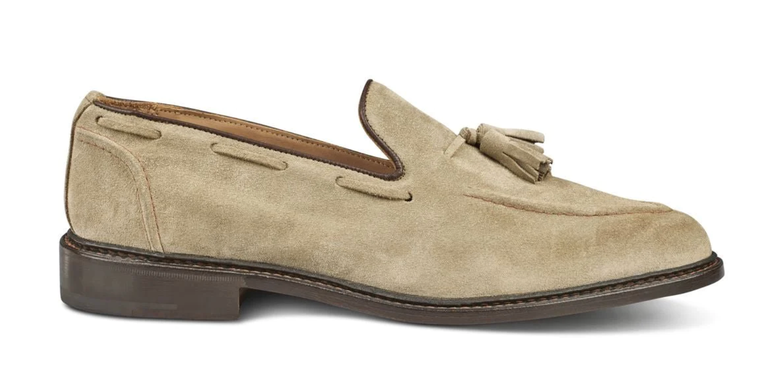 Elton Tassel Loafer in Sand