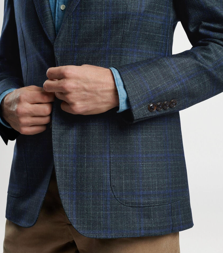 Navan Plaid Soft Jacket