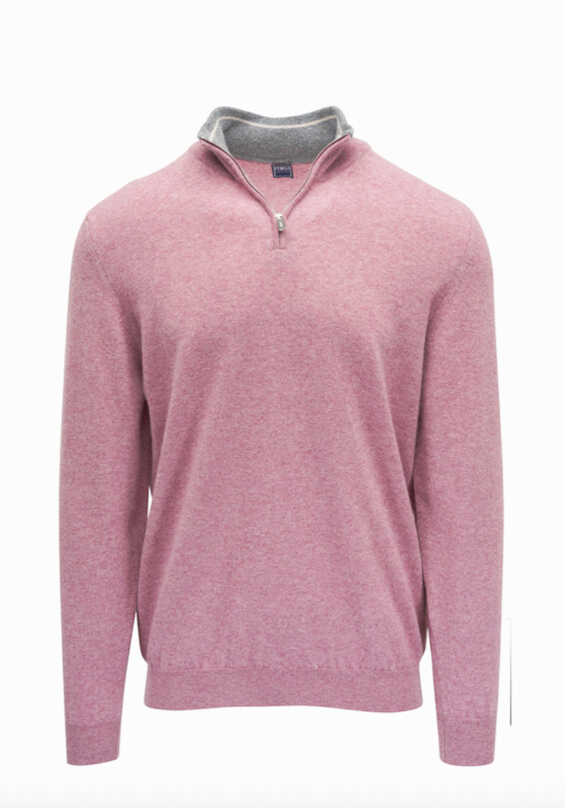 Favonio 1/4 Zip Cashmere Sweater