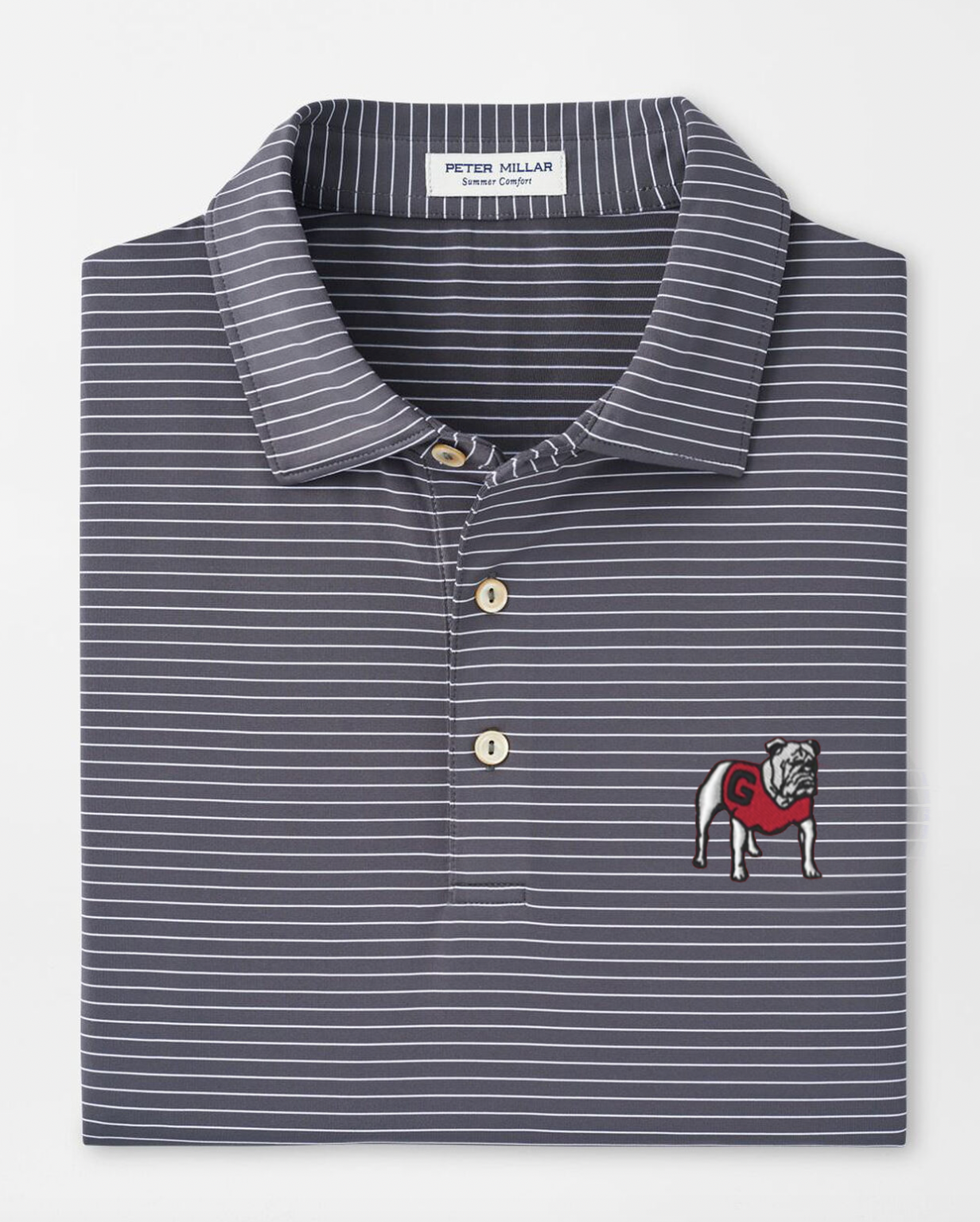 Peter Millar Hemlock Georgia Standing Bulldog Performance Jersey Polo