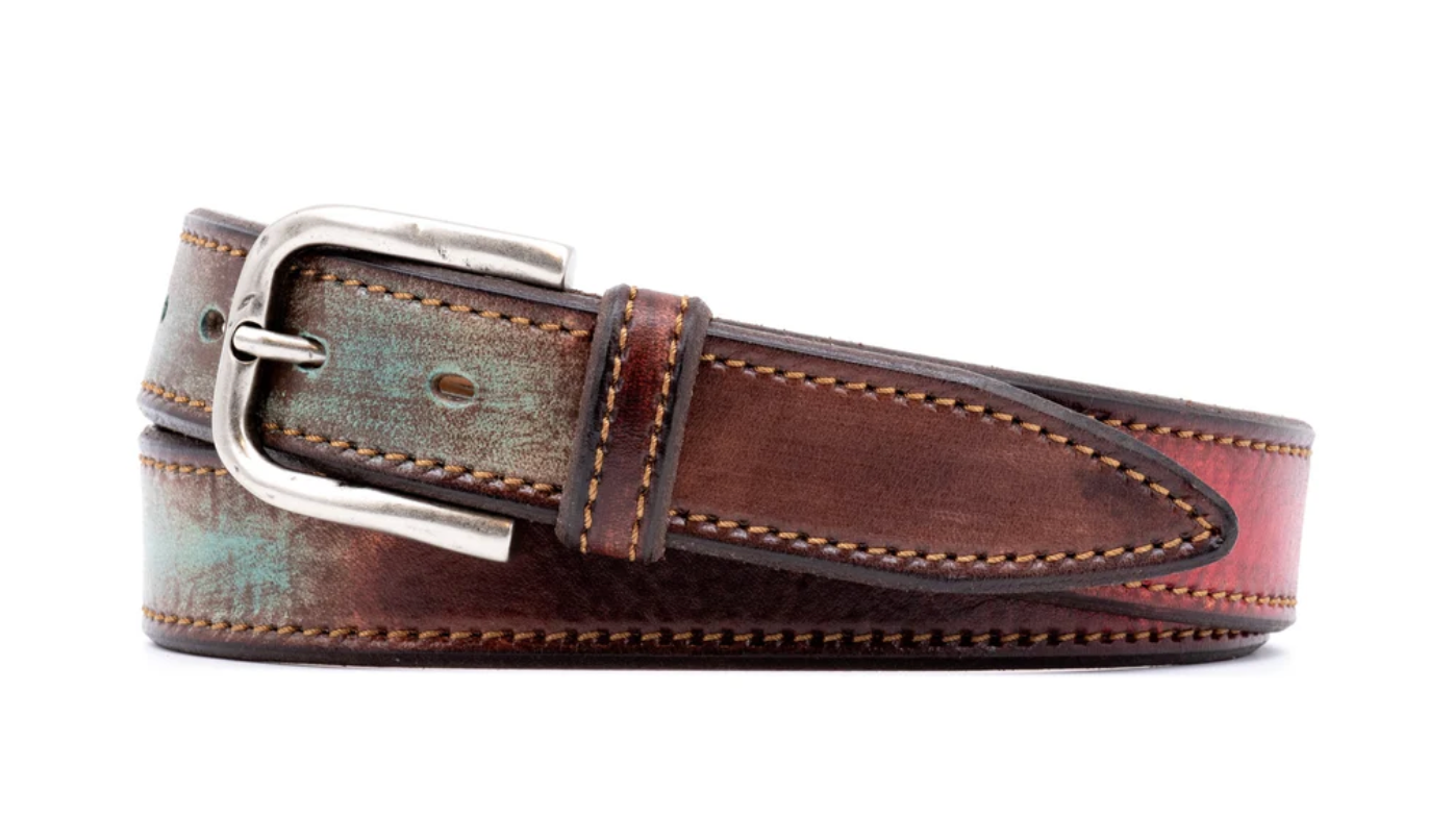 Picasso Italian Saddle Leather Belt - Sunrise