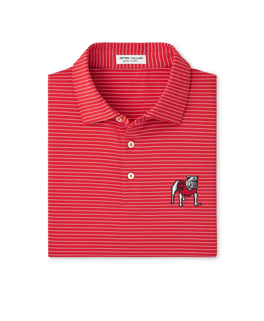 Peter Millar Hemlock Georgia Standing Bulldog Performance Jersey Polo