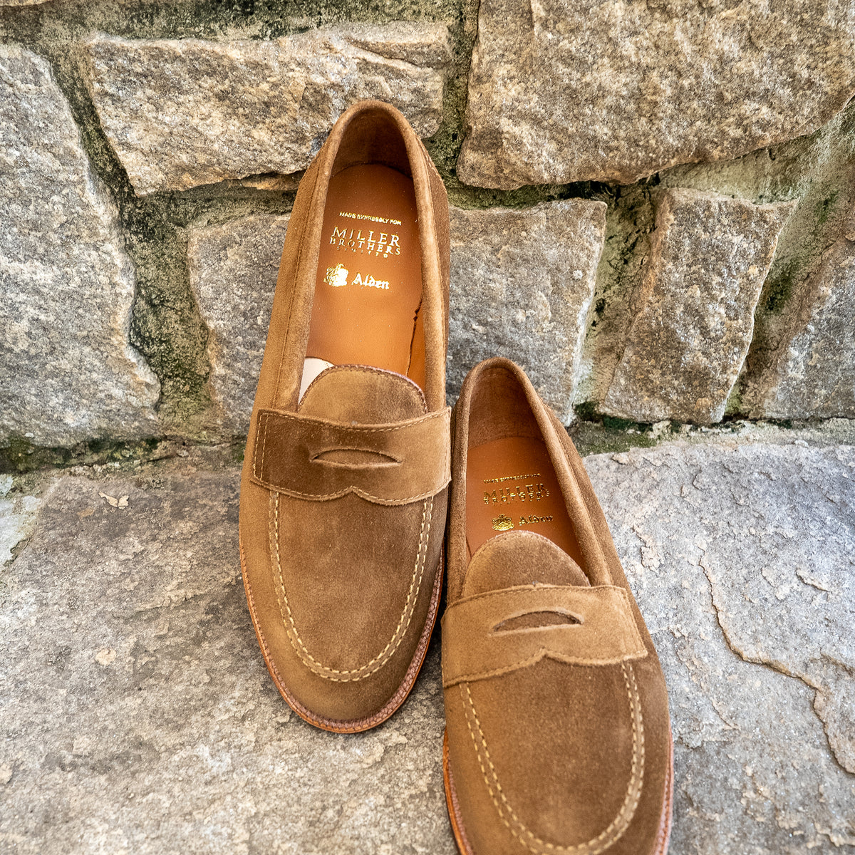 Miller Brothers X Alden Suede Loafer