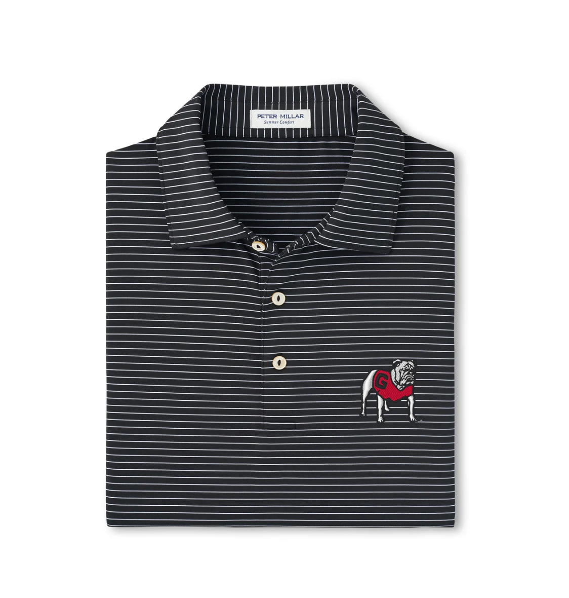 Peter Millar Hemlock Georgia Standing Bulldog Performance Jersey Polo