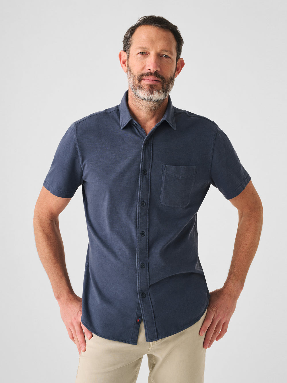 Short-Sleeve Knit Seasons Shirt